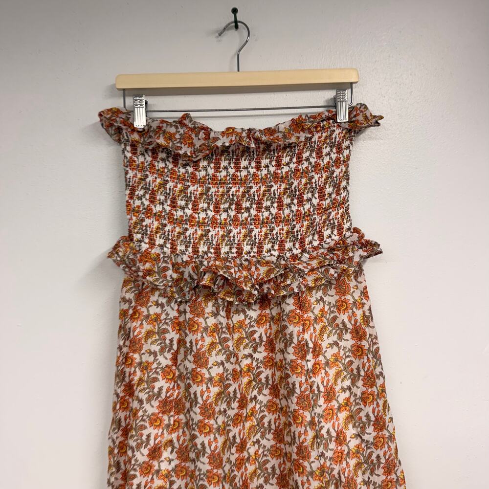 J. Crew Ravenna Dress in Sunset Rose Block-Print SZ L Euro Summer Wedding Guest - Picture 7 of 13